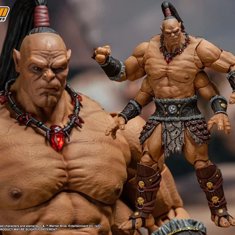 Фото Оригинальные фигурки Storm Toys 1/12 Mortal Kombat X Goro с тремя головами, аниме-фигурки в стиле Hot Blood, модель игрушки, подарок для мальчиков №2