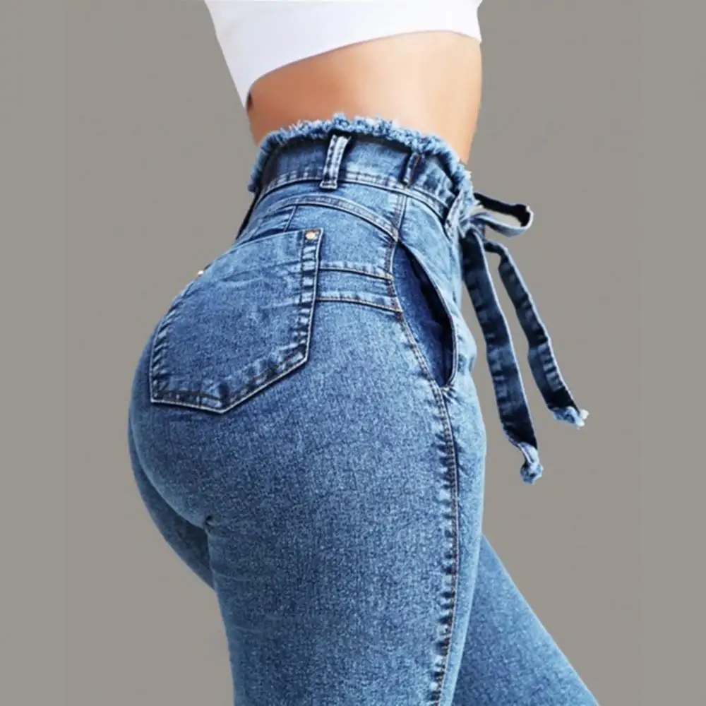 

Boyfriend Hole Ripped Jeans Women Pants Cool Denim Vintage Jeans For Girl High Waist Casual Pants Female Slim Jeans woman