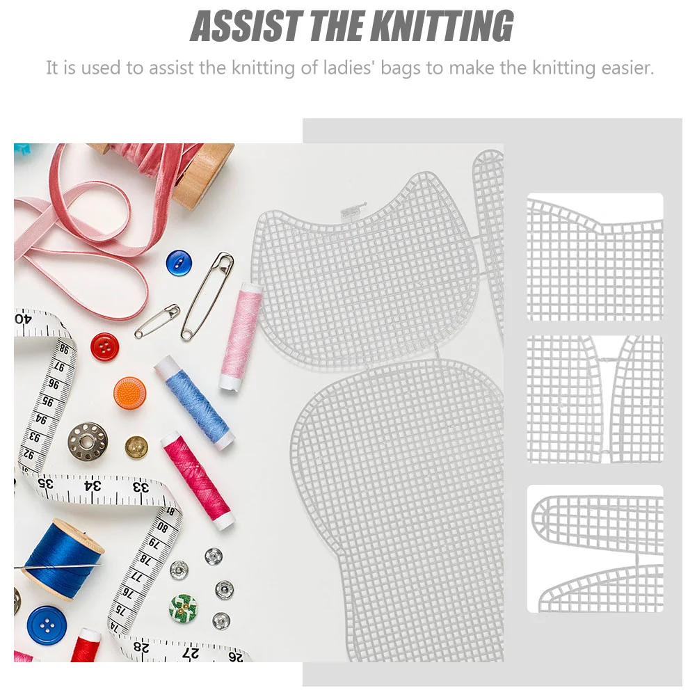 6 шт. сумка с крючком сетчатая модель наборы для вязания пластина изготовления