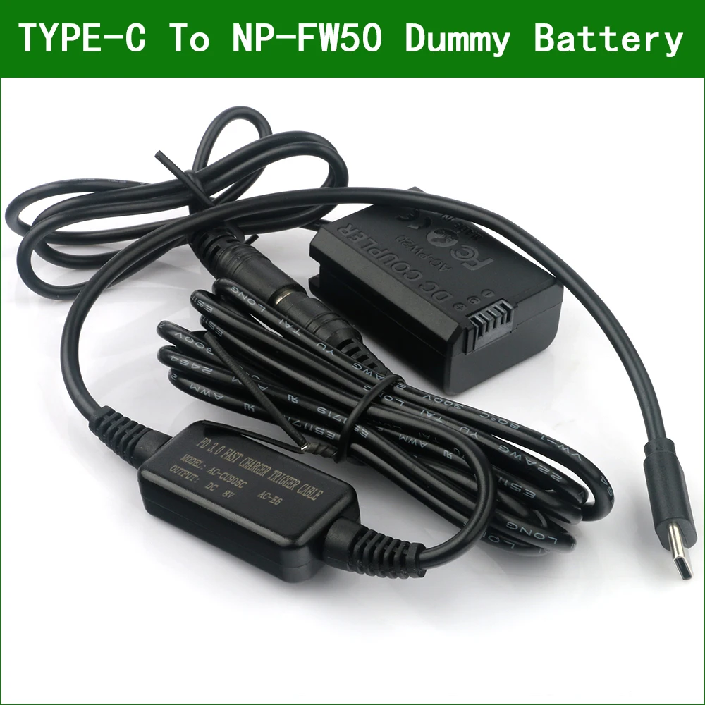 

Адаптер питания для аккумулятора AC-PW20 USB Type-C