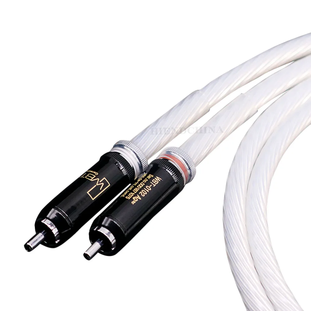 

Plating Silver 5NOCC Fever Speaker CD Player Audio Cable HiFi Hi-end Hiend Dual RCA Audio Vacuum Tube Amplifier Signal Cable