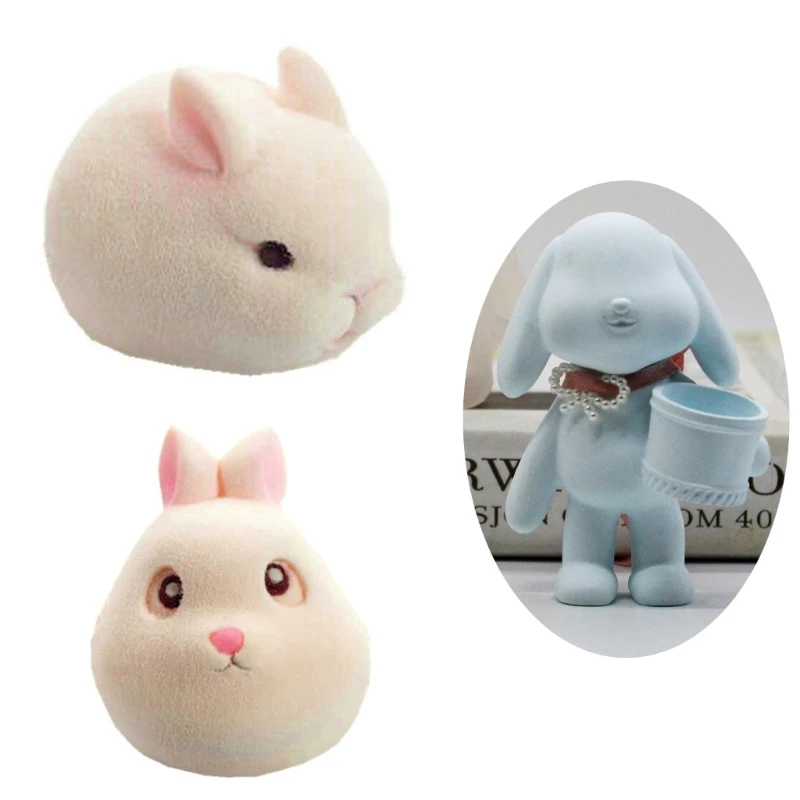 

Little Rabbit Baking Manual Soap Mold Grade Silicone Fondant Mould