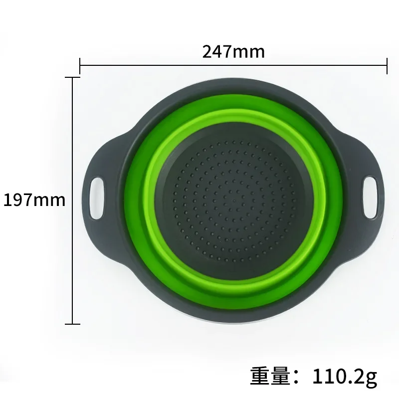 

Силиконовая складная корзина для овощей