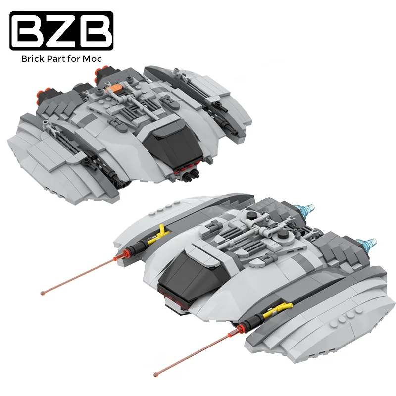 

BZB MOC звездная серия войны Разрушитель перехват пространства истребитель креативный корабль строительный блок модель DIY игрушки детские по...
