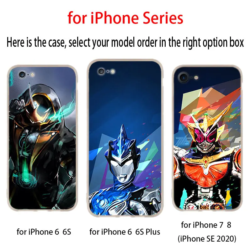 Силиконовый мягкий чехол для Apple iPhone 13 12 11 Pro X XS Max XR 6 6S 7 8 Plus Mini SE 2020 Kamen Rider Dragon Knight |