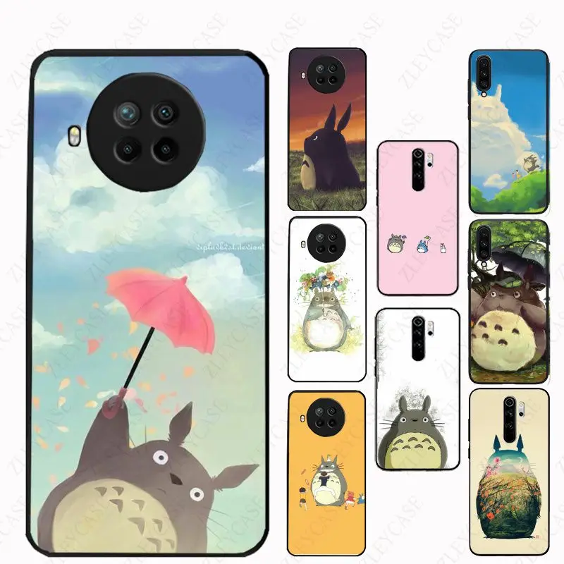 

Spirited Away lovely Totoro Phone Cover For Redmi Note10pro 8pro 9C 11 7 5 8T 9s mi11T pocox3nfc POCOF3 CC9E A3 mi9T Case coque