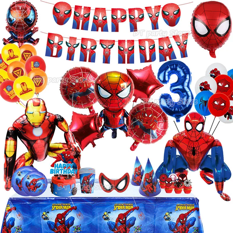 

3D воздушные шары, одноразовая посуда для детей