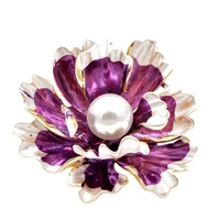 cindy xiang 7 colors available enamel peony brooches for women large wedding flower pin new design coat jewelry gift