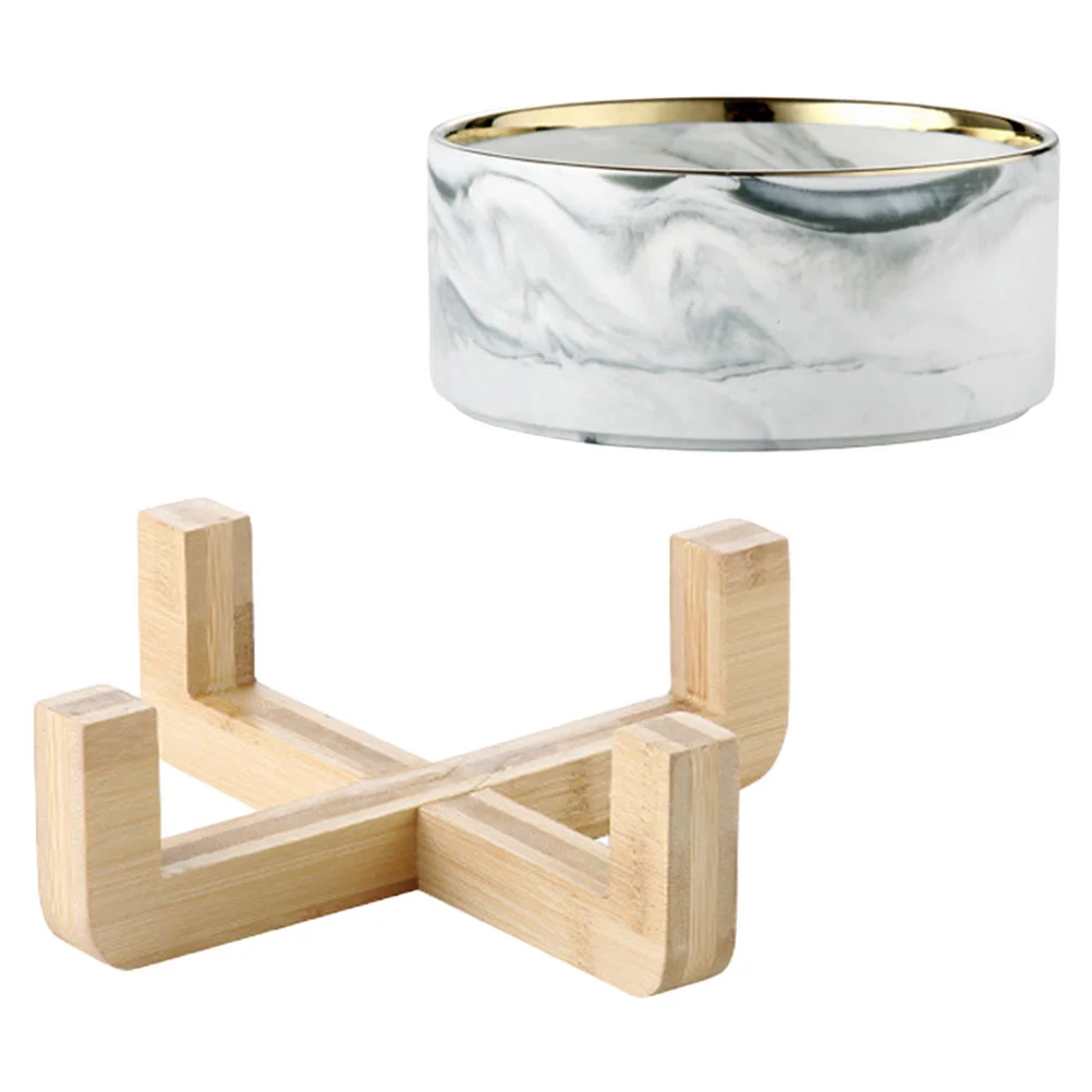 

1 Set of Nordic Noddle Bowls Creative Soup Bowls Puppy Feeder (Grey)