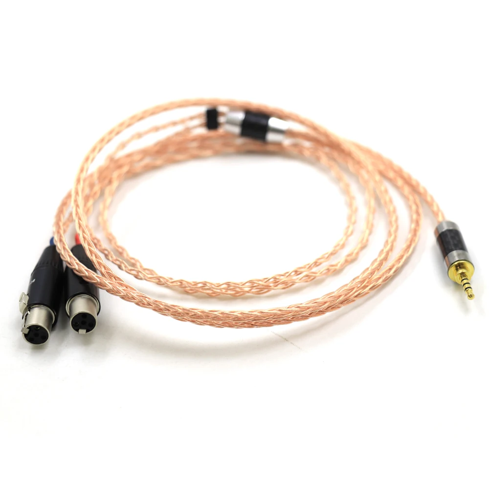 7N однокристаллический кабель для обновления наушников из чистой меди Audeze LCD-3 LCD-2