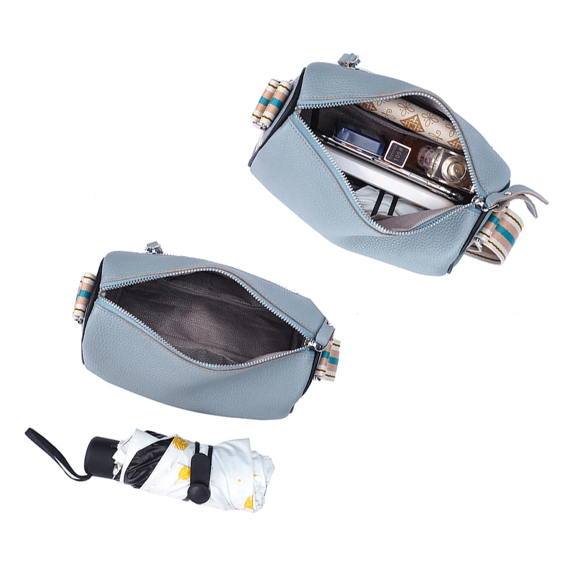 Women's Bag 2022 Trend New in Fashion Leather Top Layer Leather Cow Leather Pillow Bag Small Bags Fashion Simple Underarm Bag