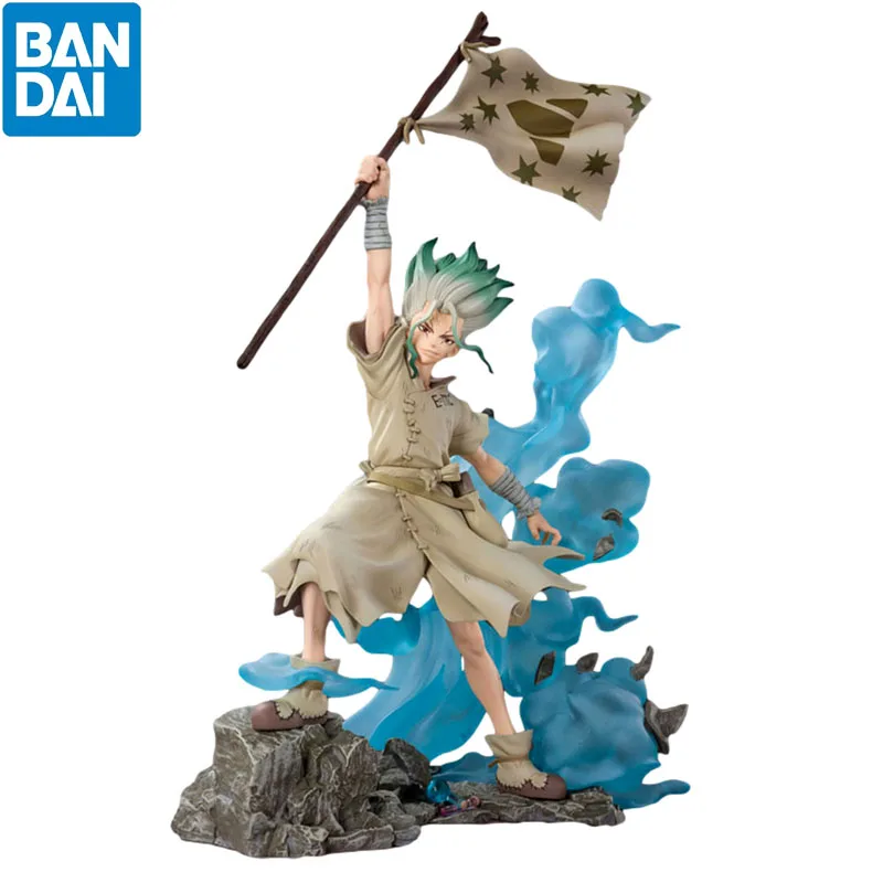 

100% Original BANDAI SPIRITS FiguartsZERO Dr.STONE Ishigami Senku Anime Figure Model Collecile Action Toys Gifts