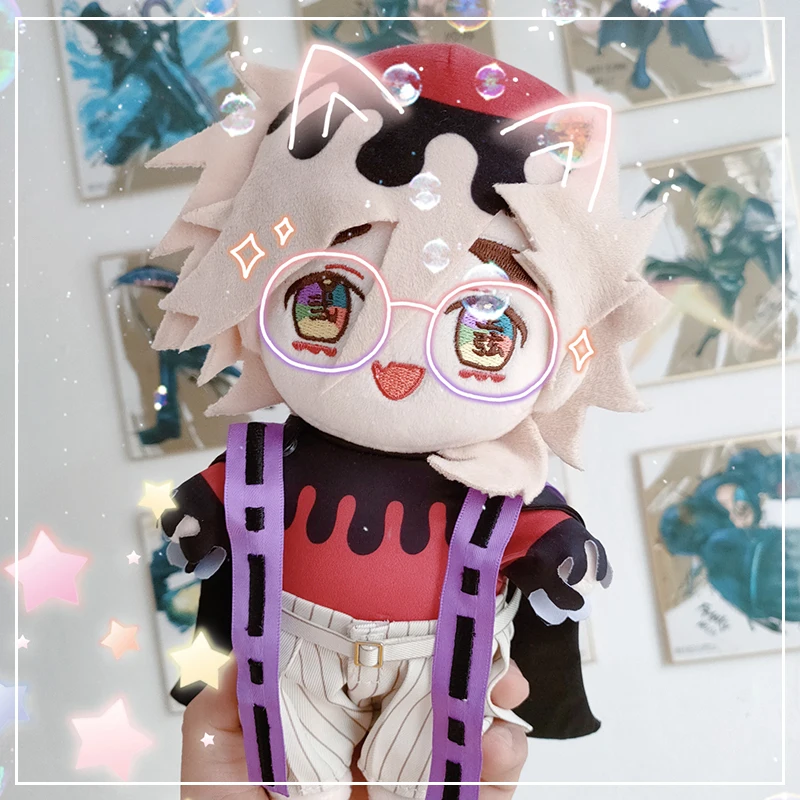 Anime Demon Slayer Kimetsu No Yaiba Douma 20cm Body Doll Plush Toy Stuffed Clothes Costume Suit Cosplay Cute Collection Gifts |