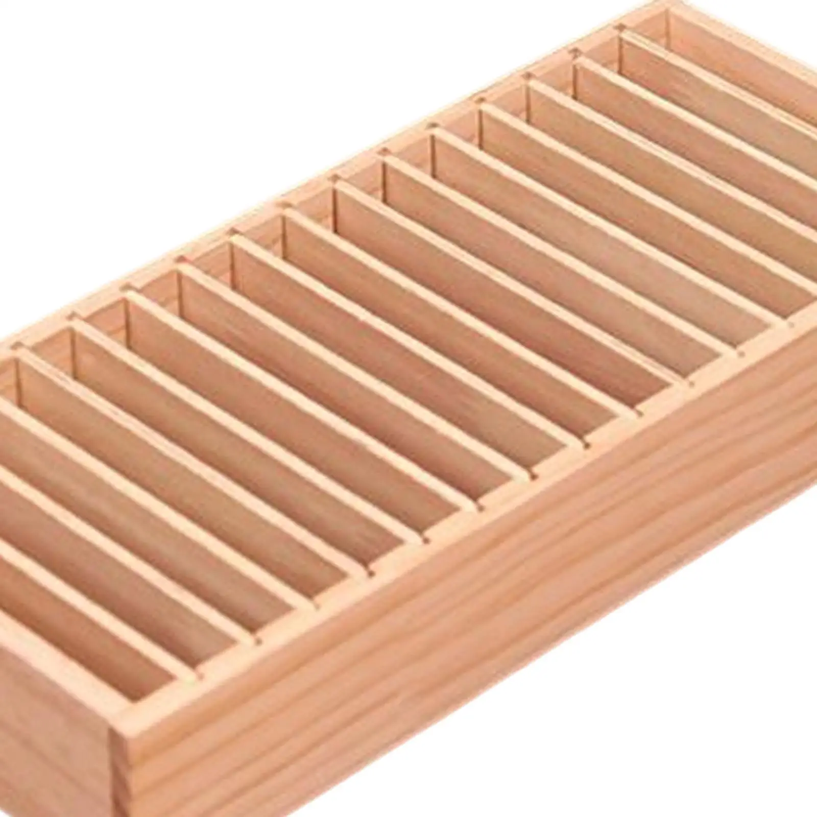 

Wood Headband Holder Bracelets Storage Display Box Lightweight Size S