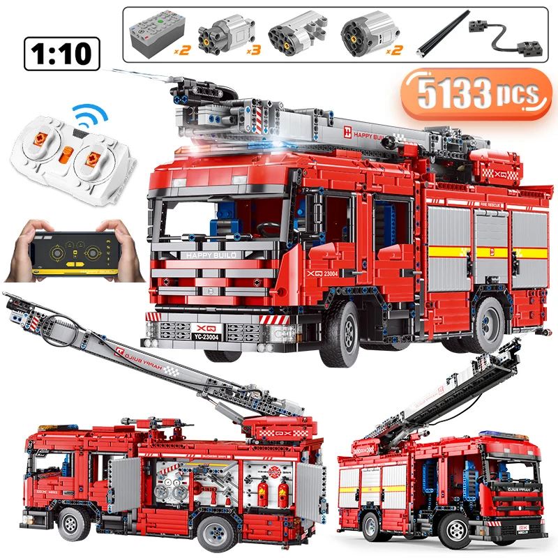 

5133pcs City Technical Remote Control Engineering Car Building Block APP Programing RC Water Truck Bricks Toys For Kids Gifts