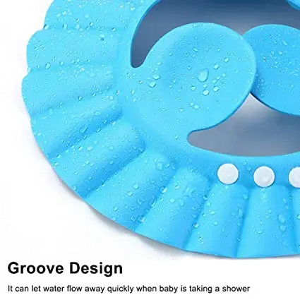 Безопасная мягкая шапка для купания и мытья волос Эва |