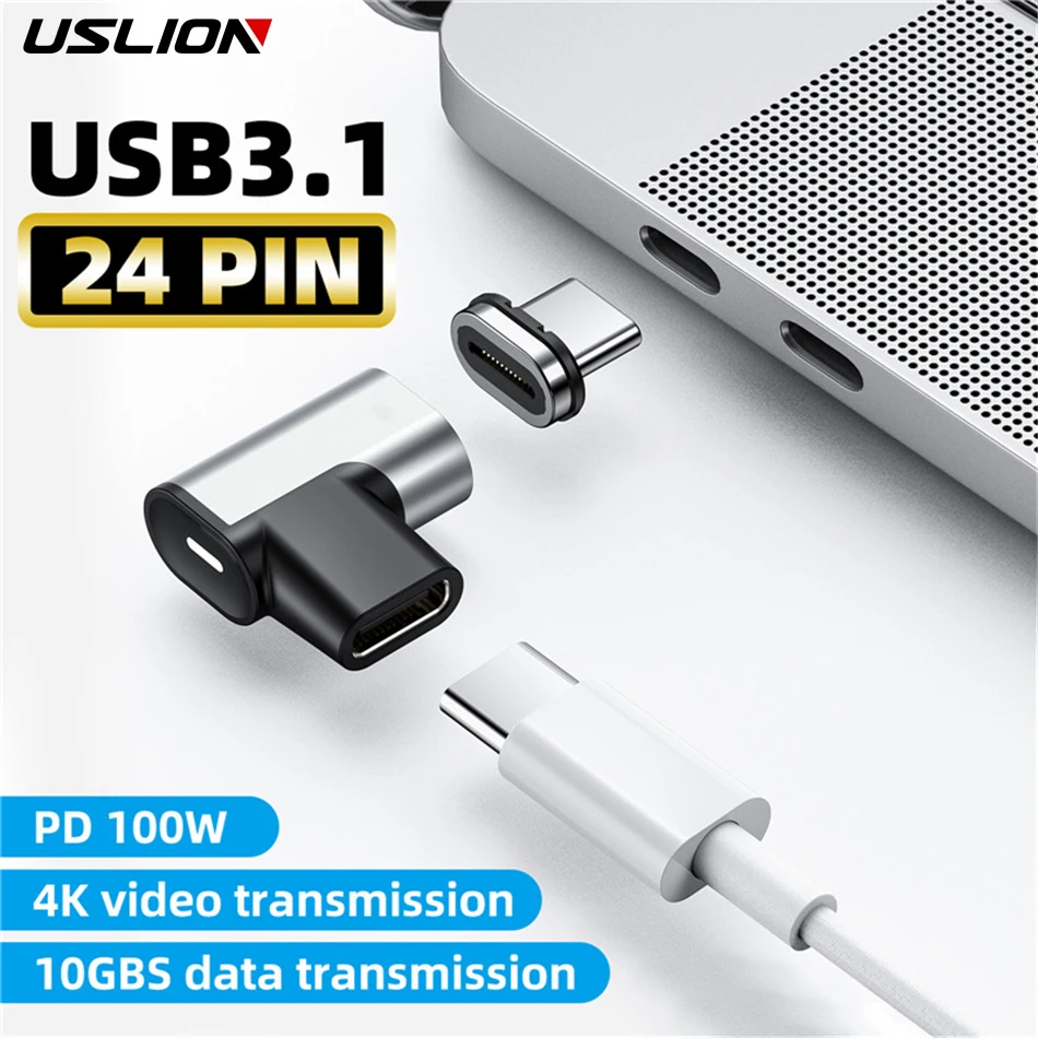 

USB-адаптер USB Type-C магнитный, 24 контакта, 100 Вт