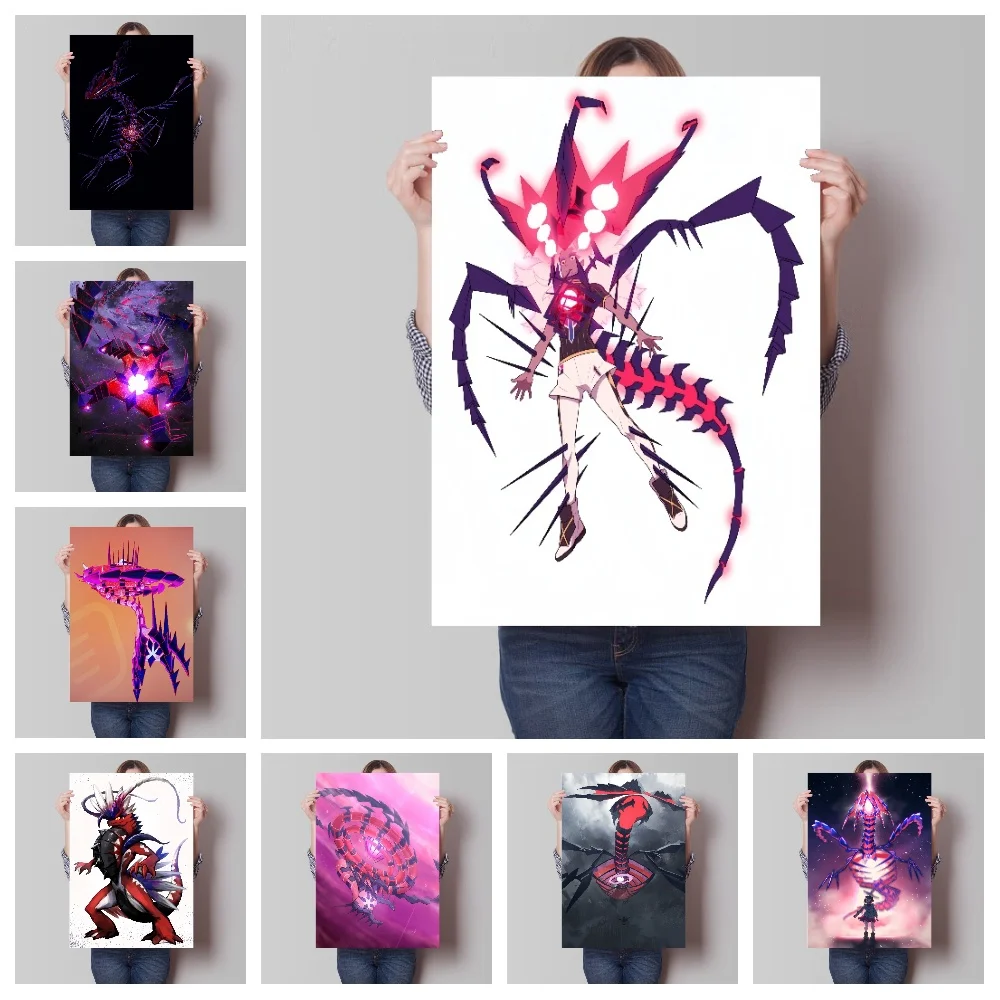 

Pokemon Modern Abstract Anime Figures Eternatus Wall Art Canvas Painting Posters Prints Pictures Living Room Decor Gifts