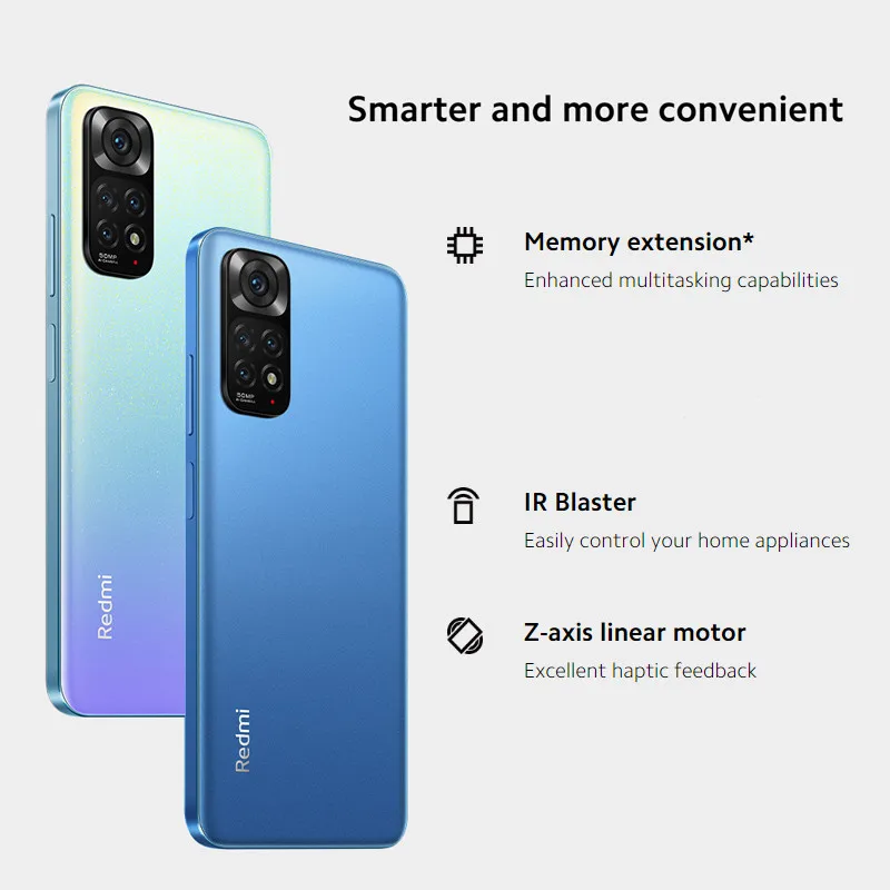 Смартфон Xiaomi Redmi Note 11 64 ГБ 128 Восьмиядерный процессор Snapdragon 680 экран 6 43 дюйма AMOLED