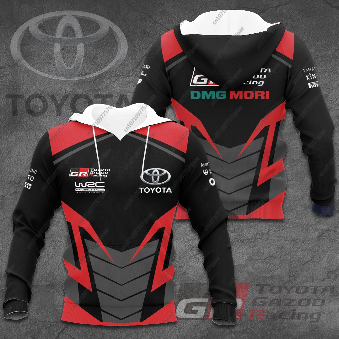 

Autumn 3D Print WRC Car Rally Team Fans Hoody Coat Breathable Long Sleeves Pullover Men's Sportswear Man Outdoor Casual Hoodies