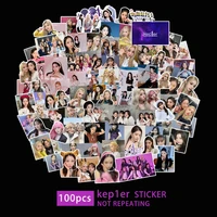 kpop groups kep1er stickers laptop skateboards luggage motorcycles phone childrens toy waterproof sticker classic decal 100pcs