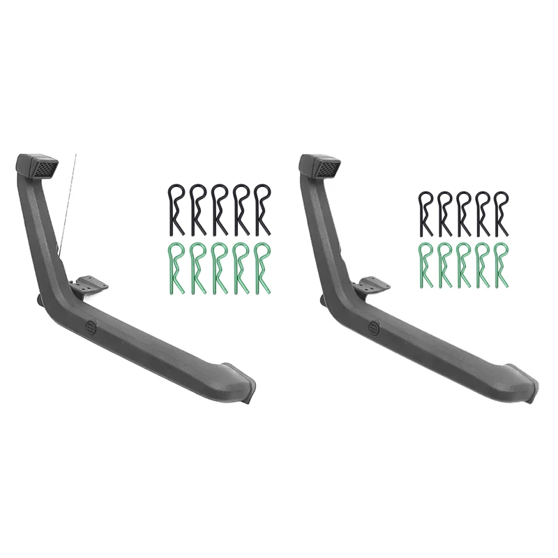 

-Snorkel With Metal R Type Body Clips For AXIAL 1/6 SCX6 JEEP JLU WRANG LER 4WD