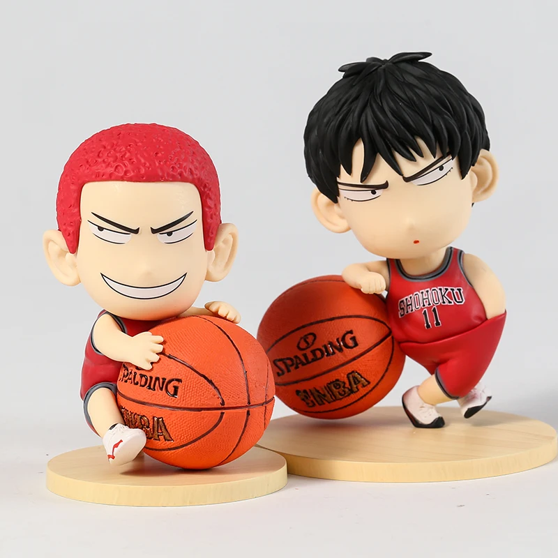 

Slam Dunk Hanamichi Sakuragi Rukawa Kaede Figure Cute Model Desktop Ornaments Doll Gift