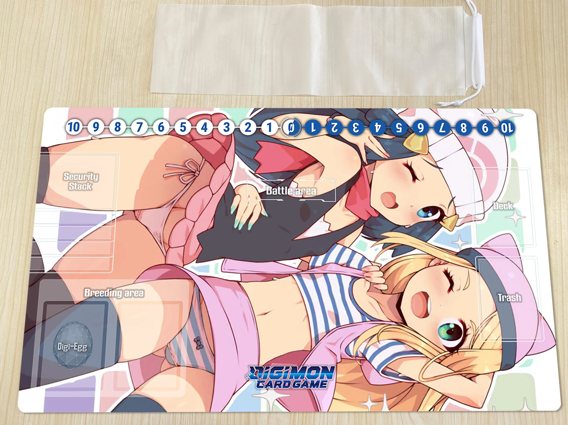 

Игровой коврик Digimon Zoe Orimoto Tamers, коврик для настольной игры DTCG, игровой коврик для торговых карт, персонализированный Аниме Коврик для мыши, с...