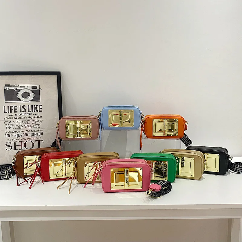 

Crossbody bag Metallic square small shoulder women's bag