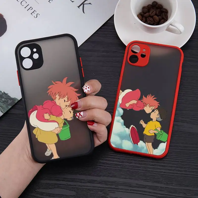

ponyo japan anime manga cartoon Phone Case matte transparent For iphone 11 12 13 6 s 7 8 plus mini x xs xr pro max cover