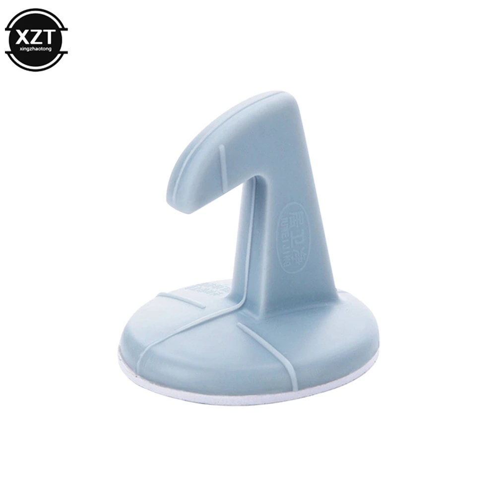 

Thickened door stopper rear wall anti-collision pad door handle mute anti-collision stick with hook anti vibration pad door l