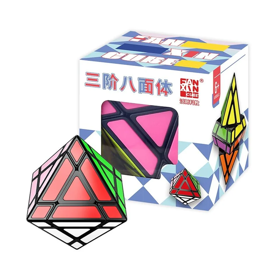 Новый FanXin Fun FTO вращающийся октаедр 3x3 шестиугольная призма волшебный куб специальной формы скорость Непоседа Cubo Magico игрушки-головоломки подарки (art.: 3920ced10eb58) - 3920ced10eb58