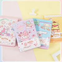anime sanrio notebook pompom purin cinnamoroll my melody cartoon cute pattern office school student stationery notepad toy girls