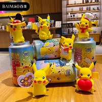 6 styles kawaii pokemon pikachu doll toys anime figures toys model kids gift