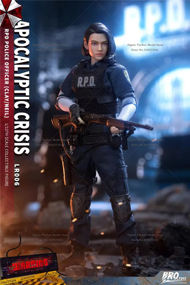 BROTOYS LR006 1/12 Jill Clair Cool Girl Фигурка Приключенческая игра Apocaly ptic Cris is 6 дюймов Полный