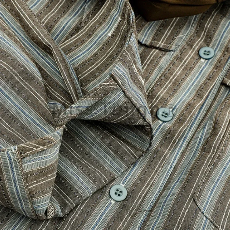 Женские рубашки Sleepy Bunny из хлопка в полоску