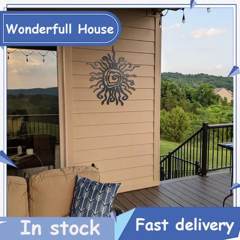 

Unique Home Wall Decoration High-quality For Indoor And Outdoor Metal Sun Decoration Fashionable Decorative Crafts Creative