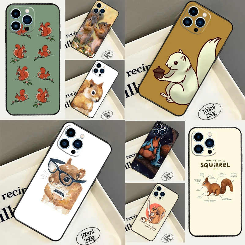 Фото Чехол для телефона Samsung Galaxy S25 S26 Ultra S22 S23 S24 Plus S20 S21 FE S10 S25 FE с милым изображением белки №1