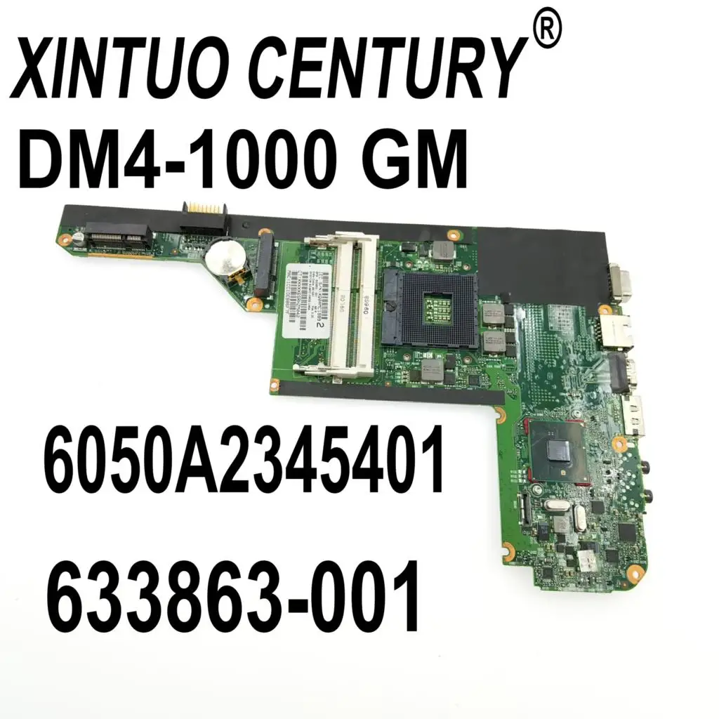 633863-001 633863-501 For HP Pavillion DM4 DM4-1000 Laptop Motherboard 6050A2345401-MB-A03 HM55 DDR3 100% Test Work