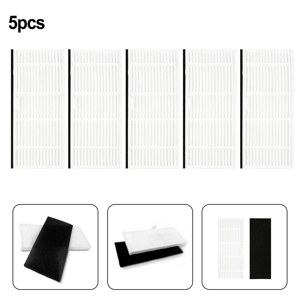 

5pcs Filter For Amarey A90+ Self-Emptying Robot Vacuum Cleaner Accessories Replacement Spare Part Household Cleaning Tools