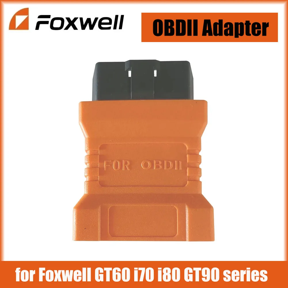 Фото Адаптер OBDII Foxwell, разъем OBD2 для планшетов Foxwell, совместимый с GT60, I70pro, I80max, GT90max, универсальный диагностический инструмент №1