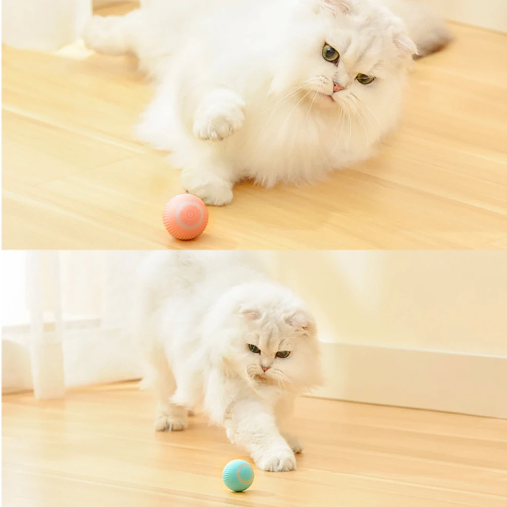 

Catnip Pet Supplies Products Toy Interactive Ball Cat Training Toy For Cats Cat Toy Gravitational Smart Electric Rolling Ball