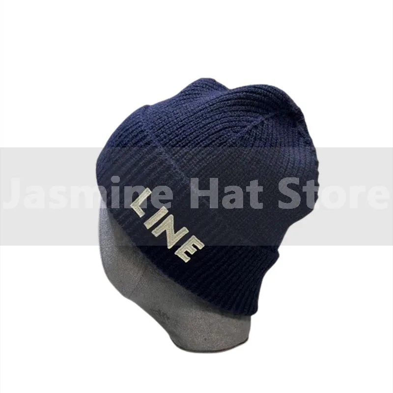 

Зимняя теплая вязаная шапка, модная шерстяная шапка из кроличьей шерсти для мужчин и женщин, Повседневная шапка, теплый пуловер MX1176