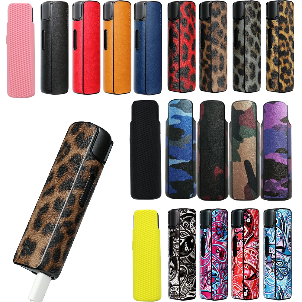 

JINXINGCHENG 19 styles Leather Holder for LIL Solid 2.0 Case for LIL Solid 2 Replaceable E Smoking Cover for LIL Accessories
