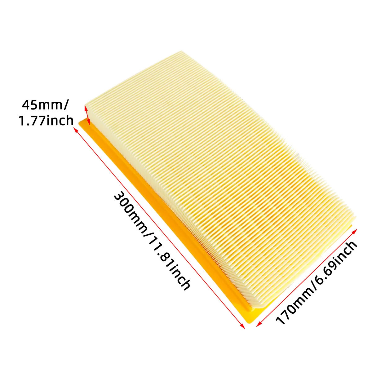 Воздушный фильтр двигателя Calm Carbon Fiilter для салона Ford Explorer Gas 2011-2022 CA10242 7T4Z-9601-A