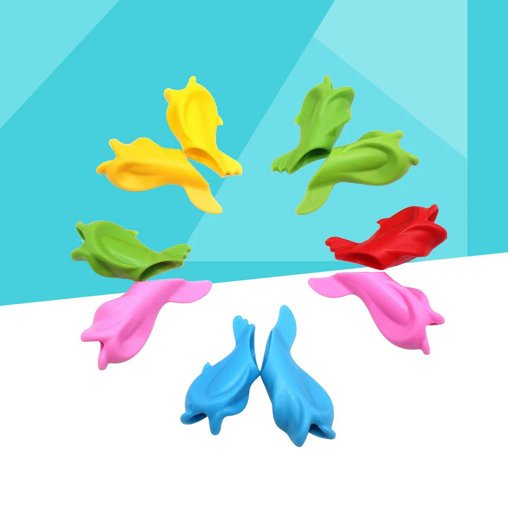 

10-Piece Pen Gripper Colorful Writing for Homework Drawing Children