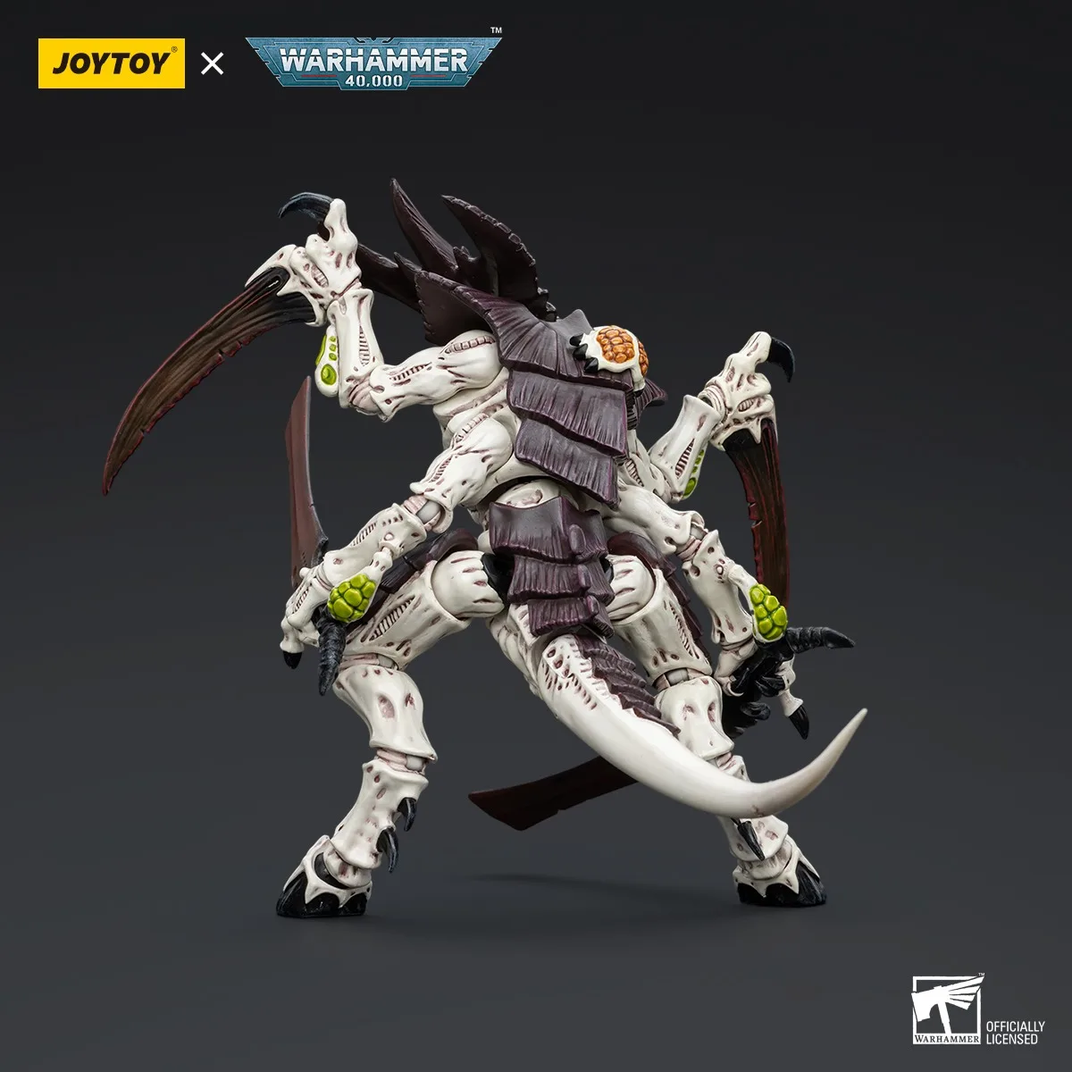 Фото Аксессуары JOYTOY Warhammer 1/18: Фигурка Тиранидов Hive Fleet Leviathan, Воин-тиранид с костяными мечами, 2 модели игрушечных фигурок №3