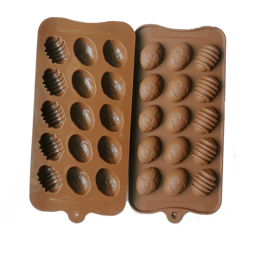 

15 Holes Easter Eggs Cake Molds Silicone Chocolate Molds Bakeware Baking Dish High Temperature Kitchen Cake Accessories