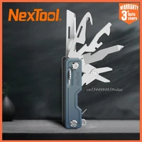 xiaomi nextool 10 in 1 mini folding knife pocket knife hand tools survival edc multi tool mobile phone holder opener card pin