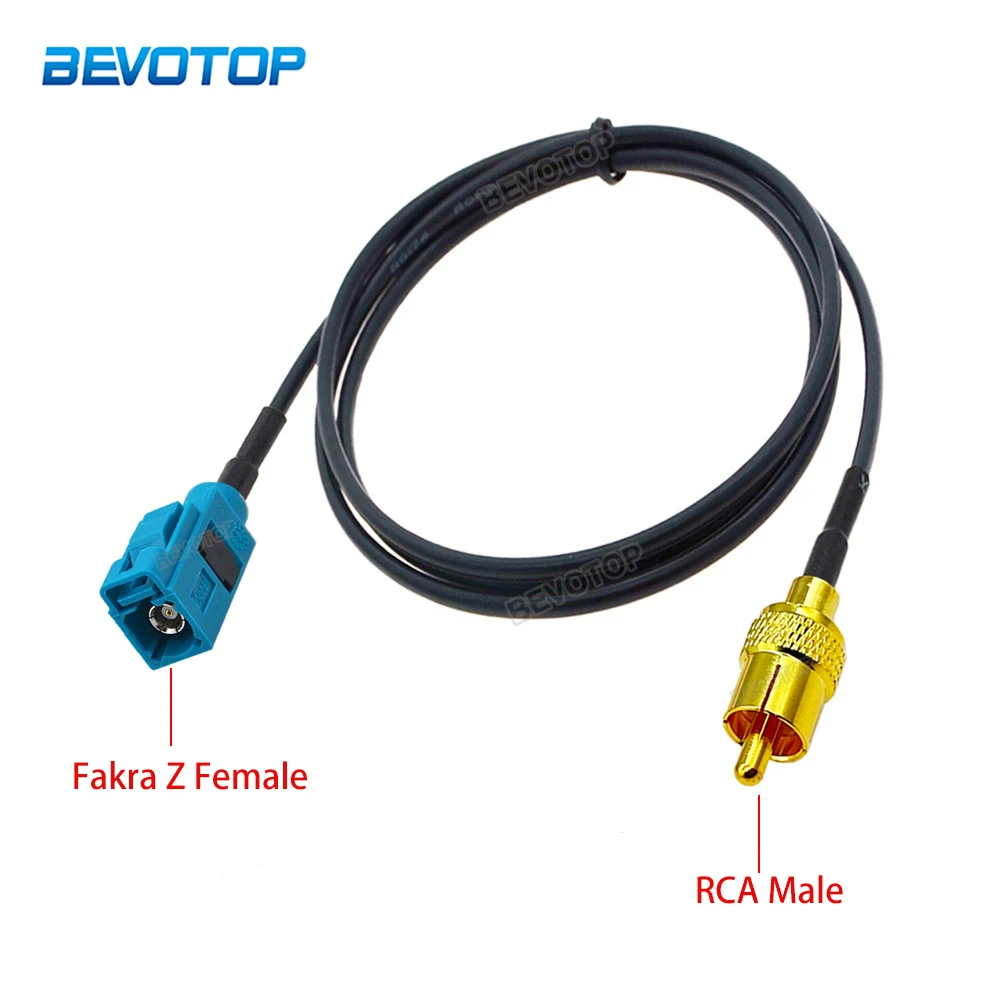 1 шт. RG174 RF кабель RCA штекер к универсальному разъему Fakra Z папа/гнездо для